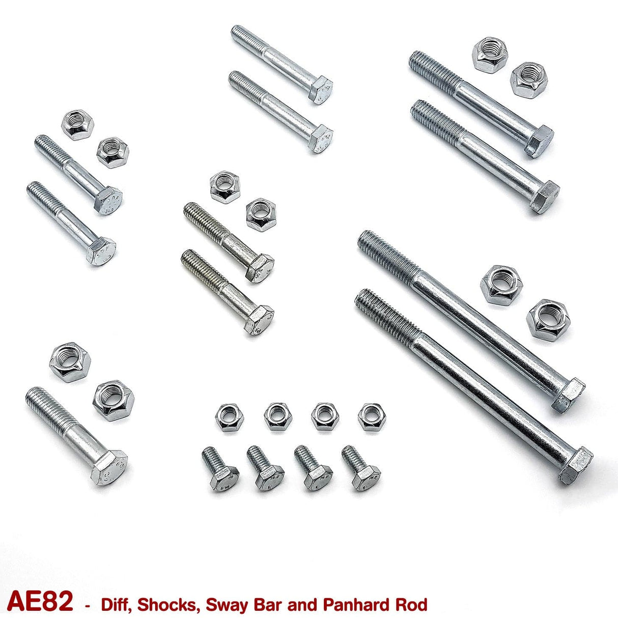 DIFF, SHOCKS, SWAY BAR and PANHARD ROD FASTENER KIT for VB VC VH VK VL VN VP VQ VR VS - HOLDCOM AUTO PARTS