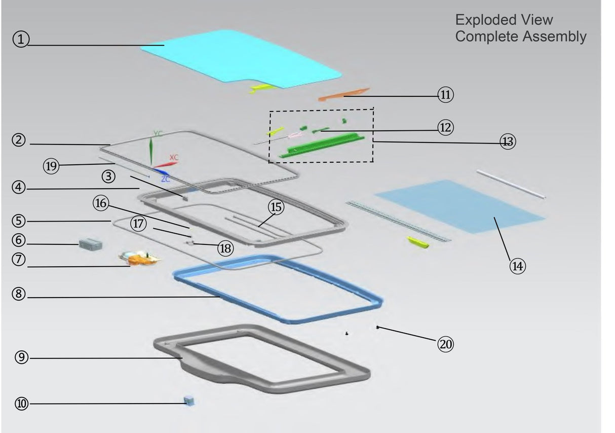 ELECTRIC SUNROOF (UNIVERSAL) - HOLDCOM AUTO PARTS