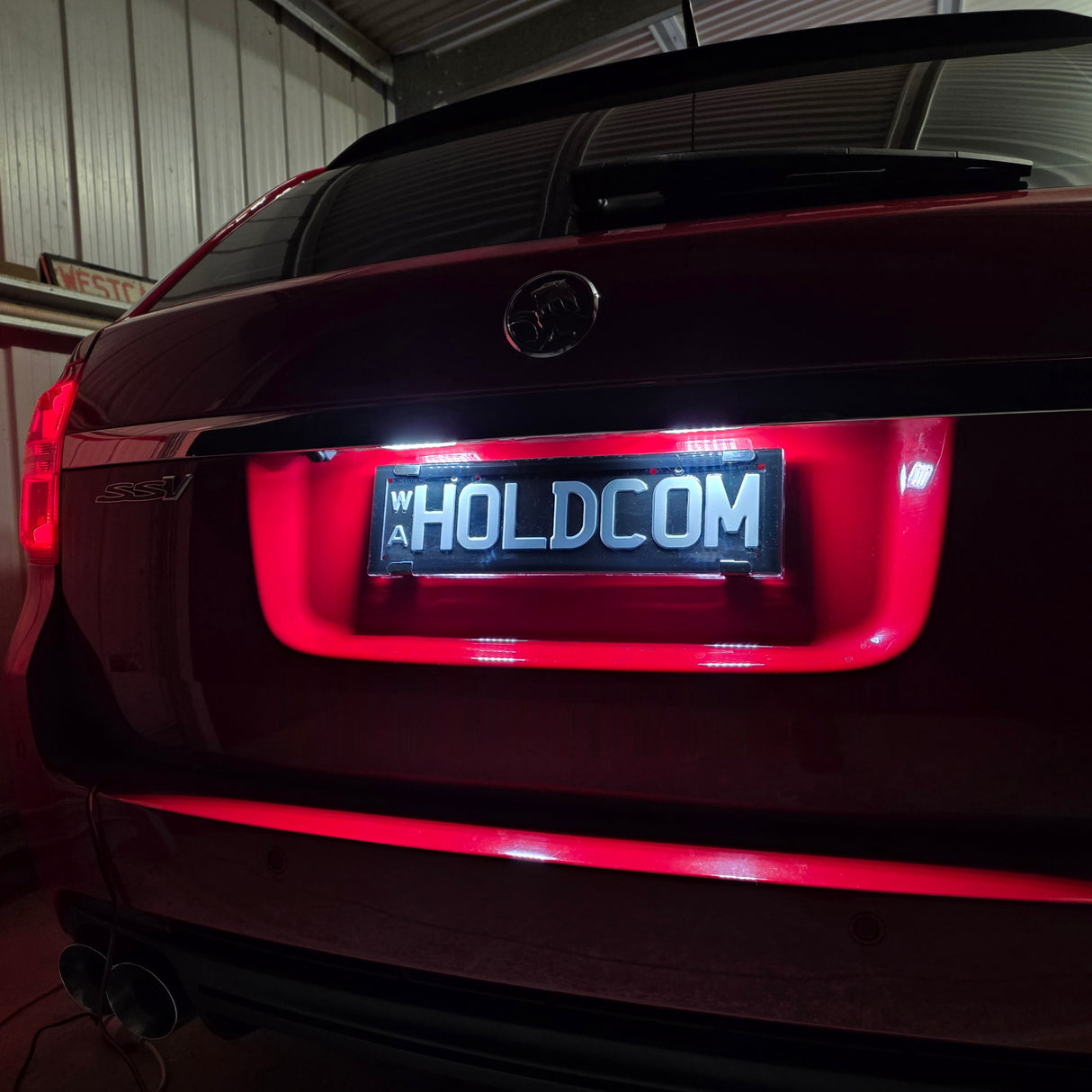 LED NUMBER PLATE LIGHTS for VE VF WAGON and UTE