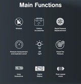 PORTABLE TYRE PUMP and POWER BANK  (UNIVERSAL)