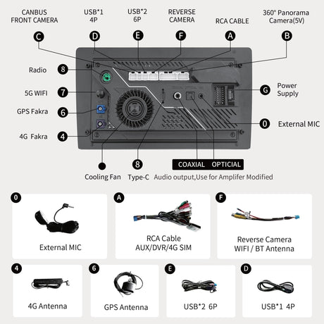9" TOUCH SCREEN RADIO - HOLDCOM AUTO PARTS