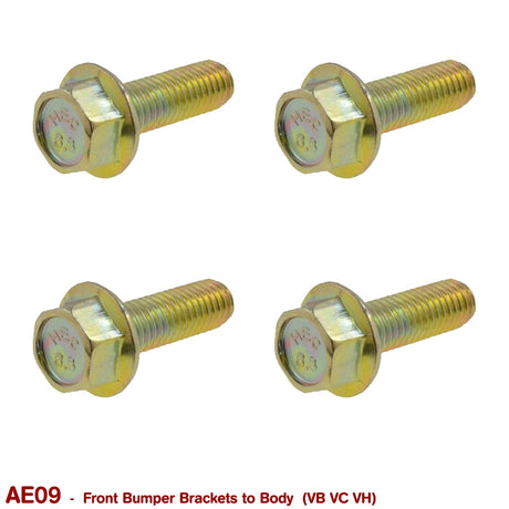 FRONT BUMPER / REO BAR BRACKET BOLTS for VB VC VH - HOLDCOM AUTO PARTS