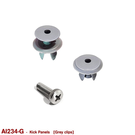 KICK PANEL CLIPS and SCREW (GREY) for VB VC VH VK VL - HOLDCOM AUTO PARTS