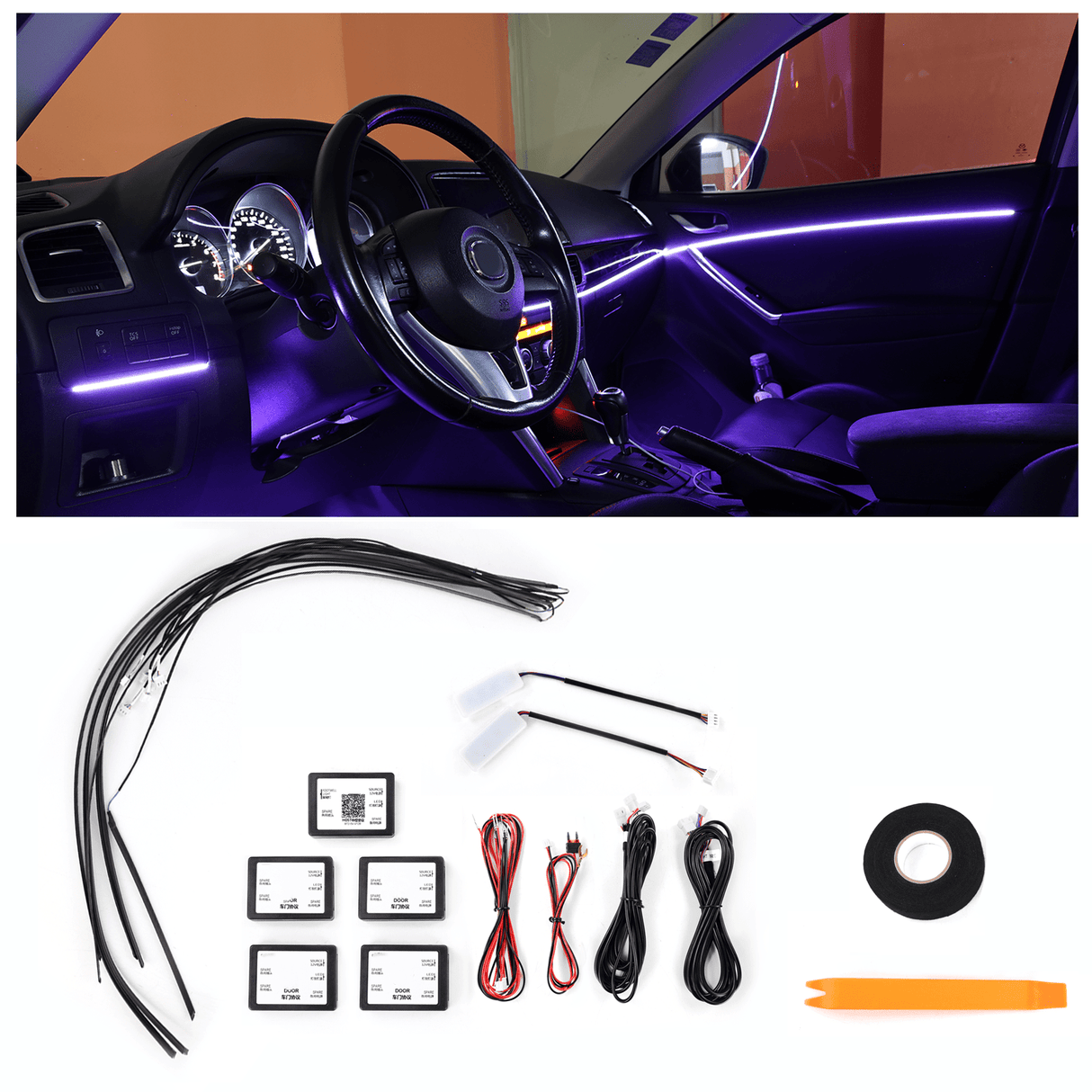 LED AMBIENT LIGHTING KIT for PREMIUM RADIO - HOLDCOM AUTO PARTS