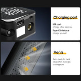 PORTABLE TYRE PUMP and POWER BANK (UNIVERSAL) - HOLDCOM AUTO PARTS